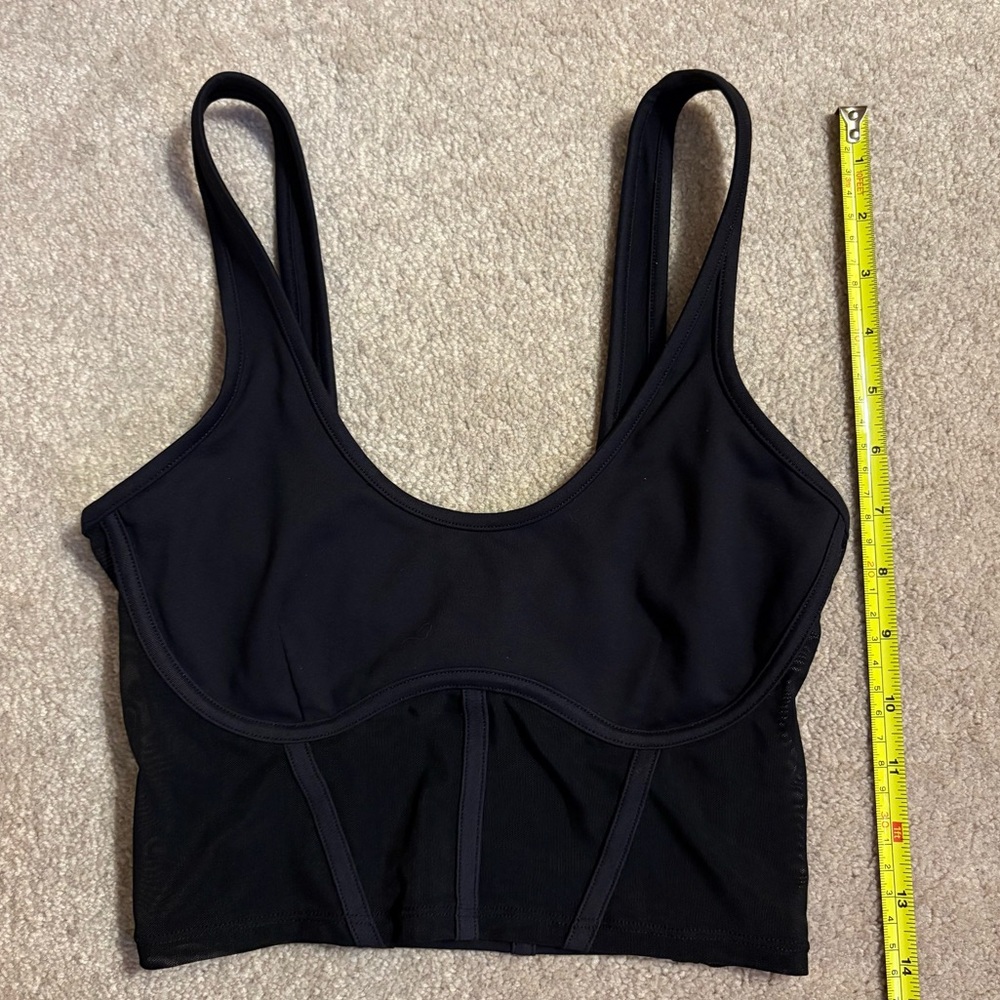 ALO Yoga Airbrush Mesh Corset Tank - Picture 7 of 7